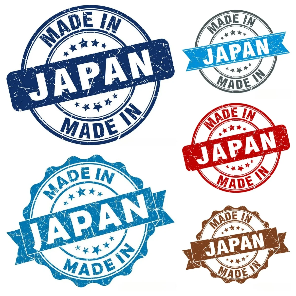 

Funny Made in Japan Seal Car Sticker Rearview Mirror Head Cover Stickers Cover Scratches Motorcycle Vinyl Decals Decorative