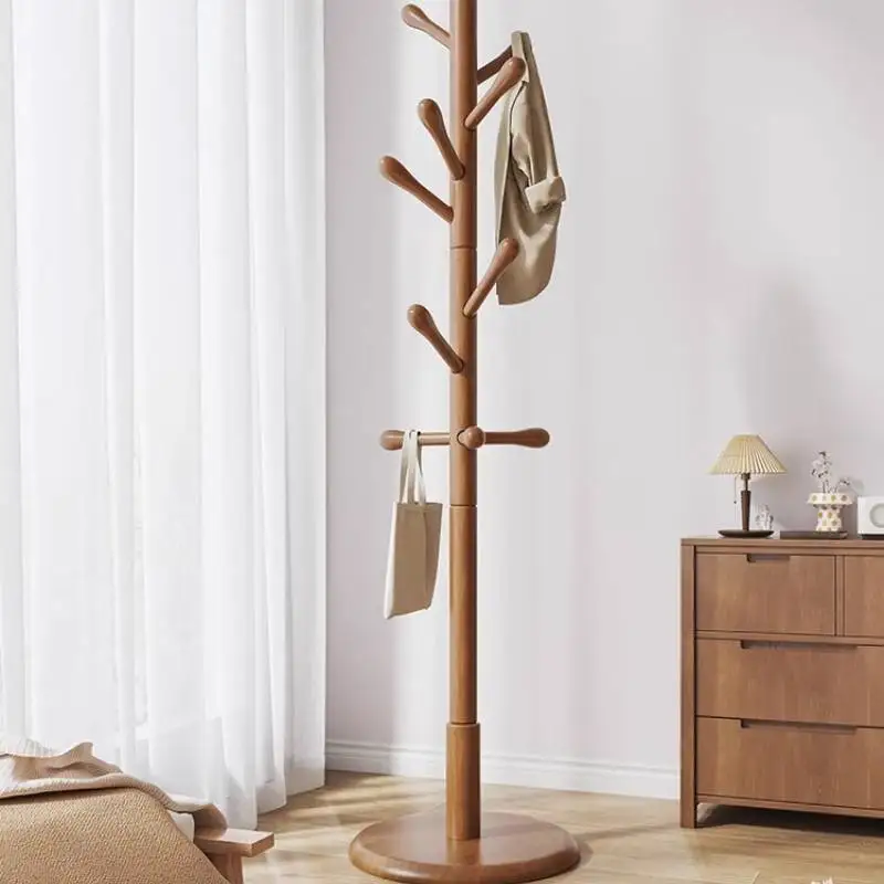 رف ملابس موفر للمساحة، تصميم مكتبي حديث طويل القامة، رف ملابس لغرفة المعيشة، أثاث خشبي لغرفة النوم والفندق Colgadores De Ropa #3