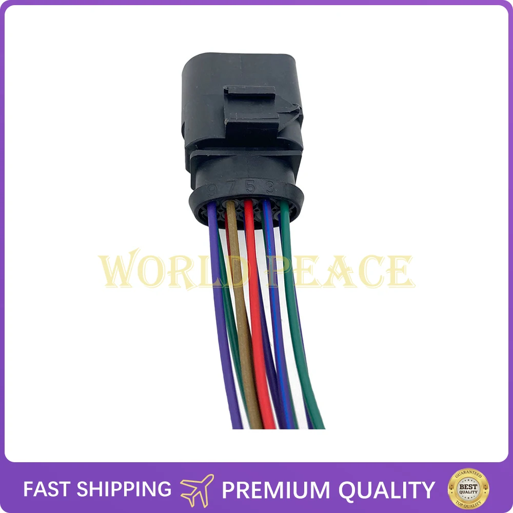 

10 Pin Male Connector Plug Pigtail 6X0973815 For VW Audi VAG - 6X0 973 815