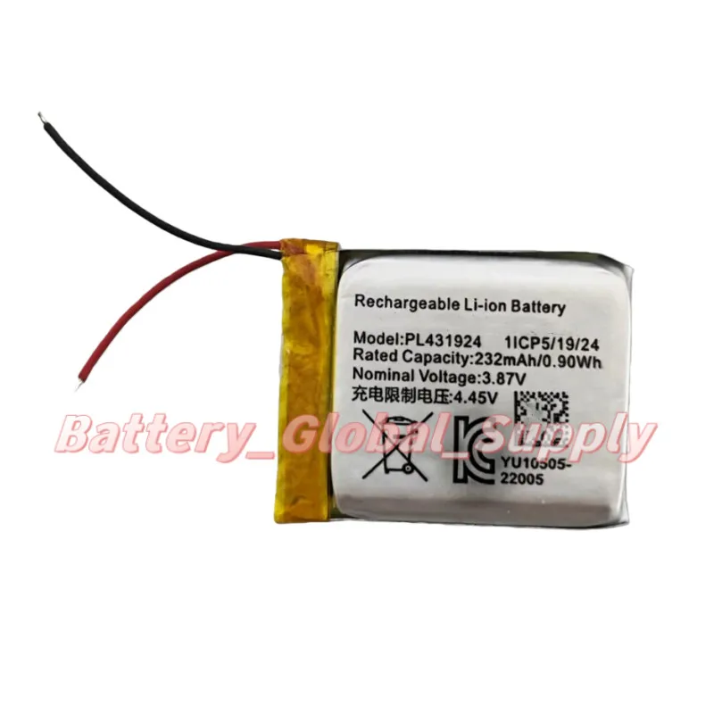 

3.87V 232MAH Battery for PL431924 452025 502025 402025 Fast Delivery 1 Piece -