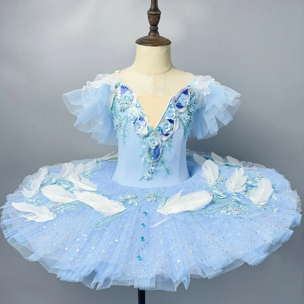 Trajes de espectáculo escénico, ropa de princesa elegante de hadas para niños, ropa para niños, leotardos con tutú de Ballet para niñas, vestido de baile