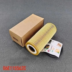 For Audi Touareg Cayenne Engine Oil Filter Paper Element OE# 06E115562A, 06E115562C, 06E115562, 06E115466
