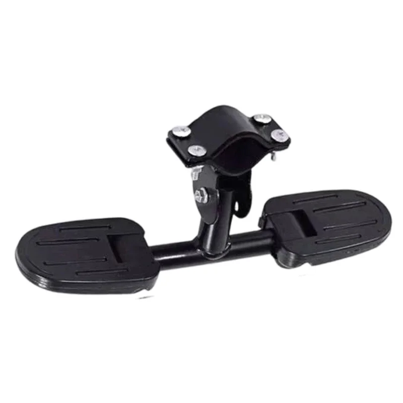 Kid Scooter Footrest Lightweight Plastic Metal Construction Anti Slip Surfaces Wide Compatibility