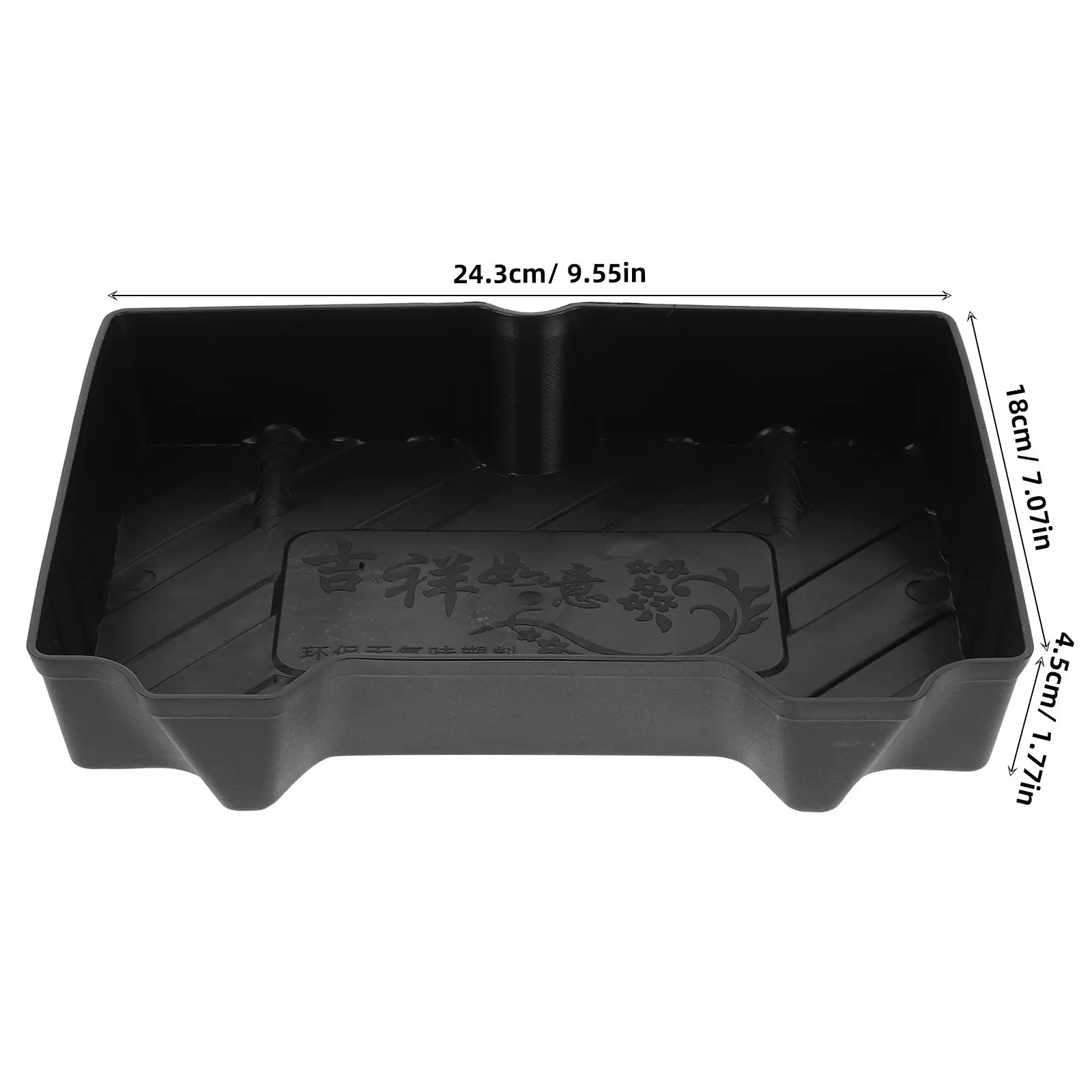 2Pcs Sturdy Plastic Flower Pot Saucer for Business Home Use Leak Proof Water Tray Plant Drainage Saucer Flower Pot Drip Tray