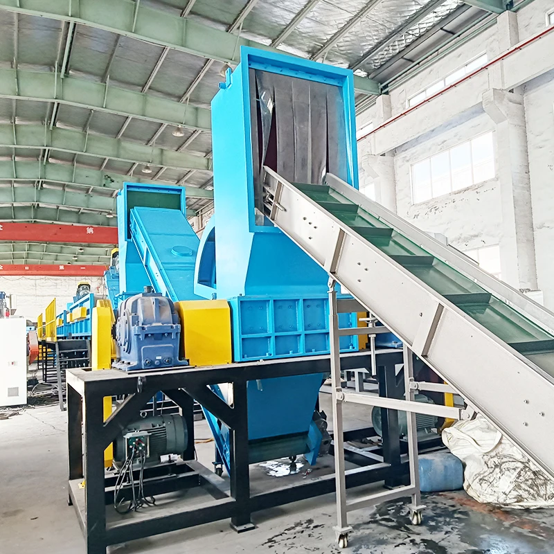 YG Plastic Recycling Line Portable Wood Chipper 15 Hp Grass PE Plastic Shredder Machine Industrial Garbage Shredder Sale for USA