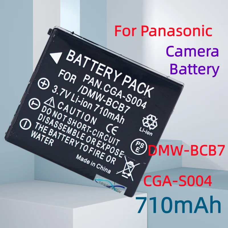 

Аккумулятор или зарядное устройство CGA-S004 S004E DMW-BCB7 емкостью 710 мАч для фотоаппаратов Panasonic Lumix DMC-FX2, DMC-FX7, DMC-FX2GN, DMC-FX7S, DMC-FX7W