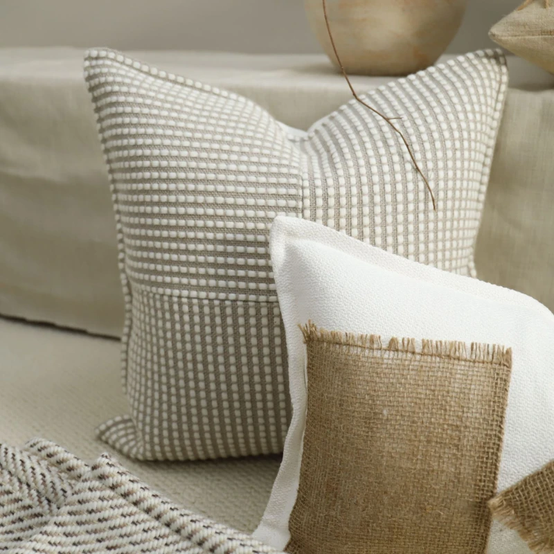 30X50/45X45CM Handmade Woven Throw Pillow Cover Luxury HomestayStamping Waist Cushion Cover Decor Home Decorative Pillowcase