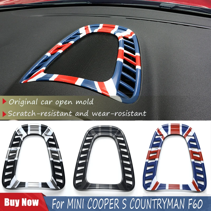 

Union Jack Car Air Conditioning Outlet Decoration Sticker Cover For Mini Cooper S JCW Countryman F60 Auto-Styling Accessories