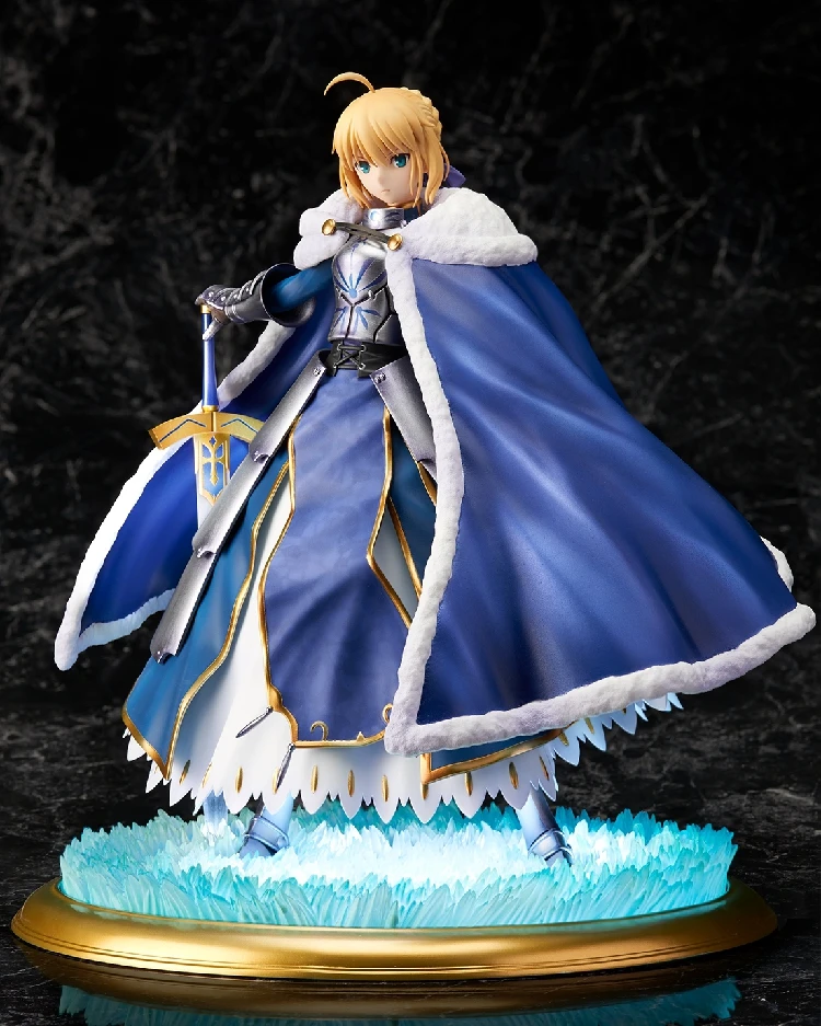 100% Original:FATE FGO Altria Pendragon Quilt King 25cm PVC Action Figure Anime Figure Model Toys Figure Collection Doll Gift