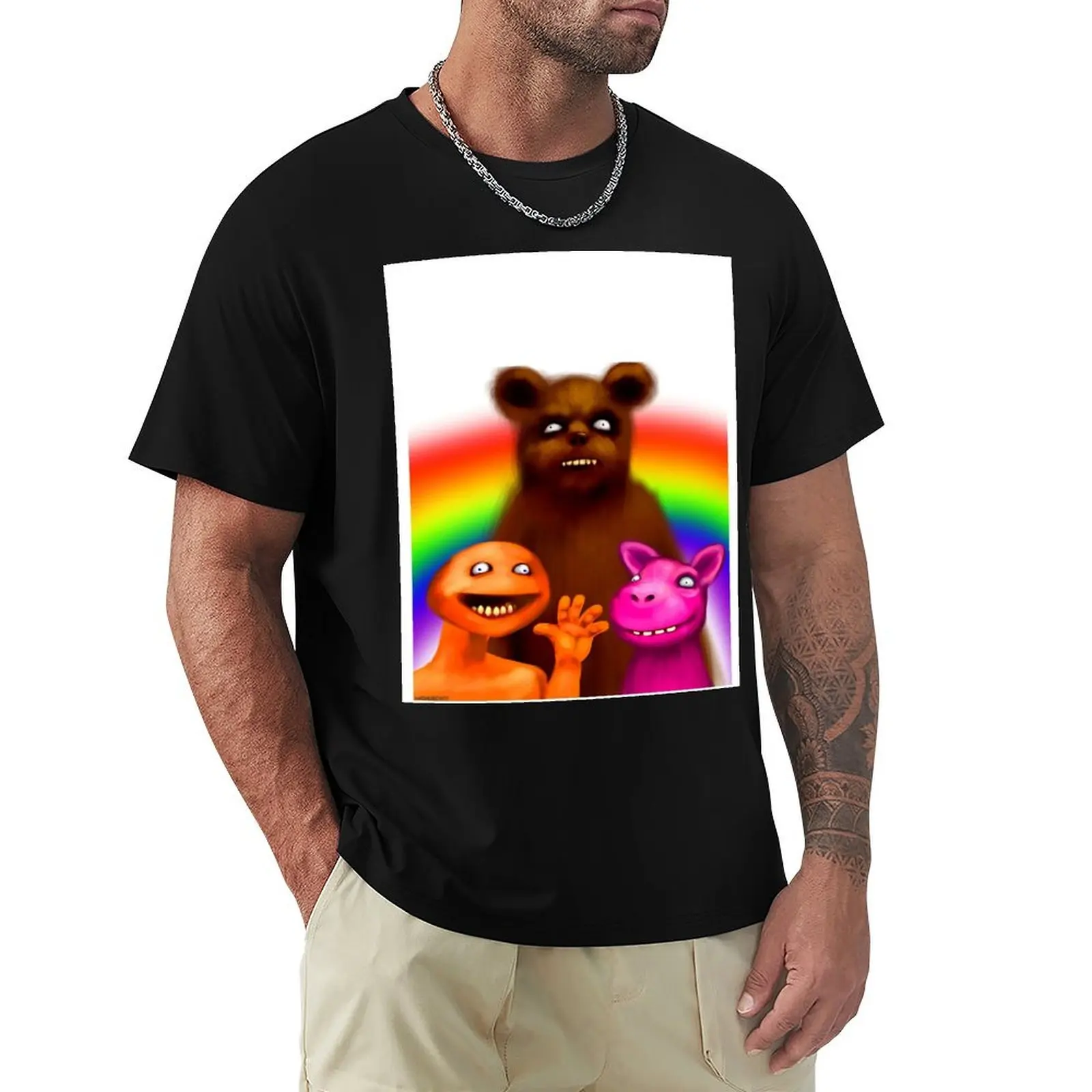 

Paint the whole world with a rainbow. T-Shirt cotton graphic tees custom t-shirts luxury clothes men
