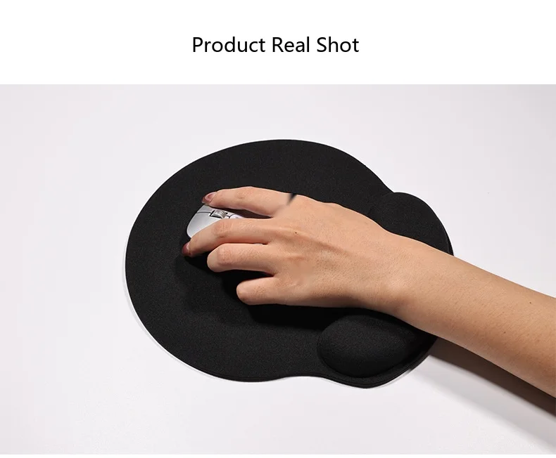 Handgelenkauflage-Set, Mauspad, Tastaturunterstützung, ergonomische Schreibtischunterlage für Büro und Gaming, 3 Größenoptionen – Detail 6