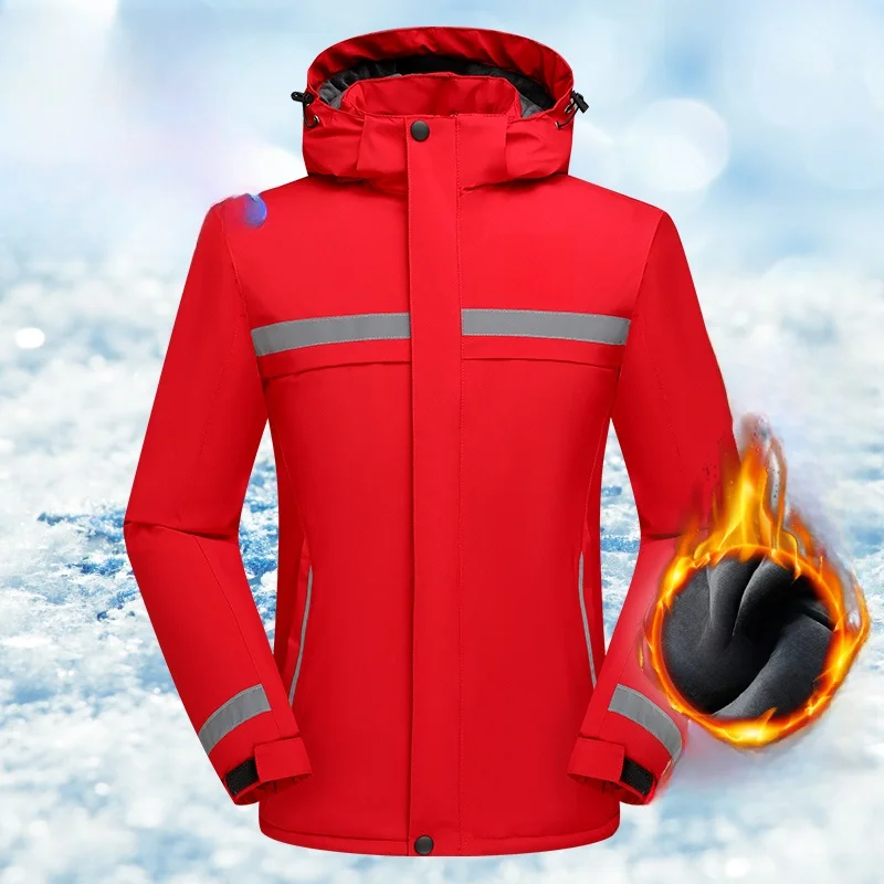 

Мужская утепленная куртка для активного отдыха с флисовой подкладкой, приталенного кроя, для весны, осени и зимы, повседневная, удлиненная, из полиэфирного волокна