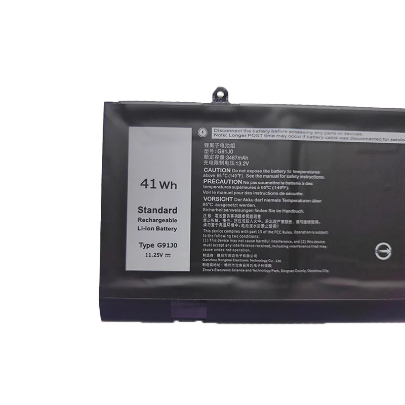 11.25V 3467mAh for Dell G91J0 Inspiron 5518 5418 5415 5515 7415 Notebook Battery