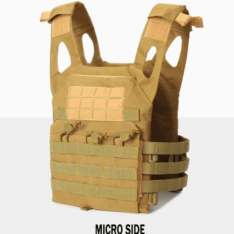 Tactical Vest Waterproof Outdoor Body Armor Lightweight Adjustable JPC Molle Plate Carrier Hunting Vest CS Game Jungle Gear