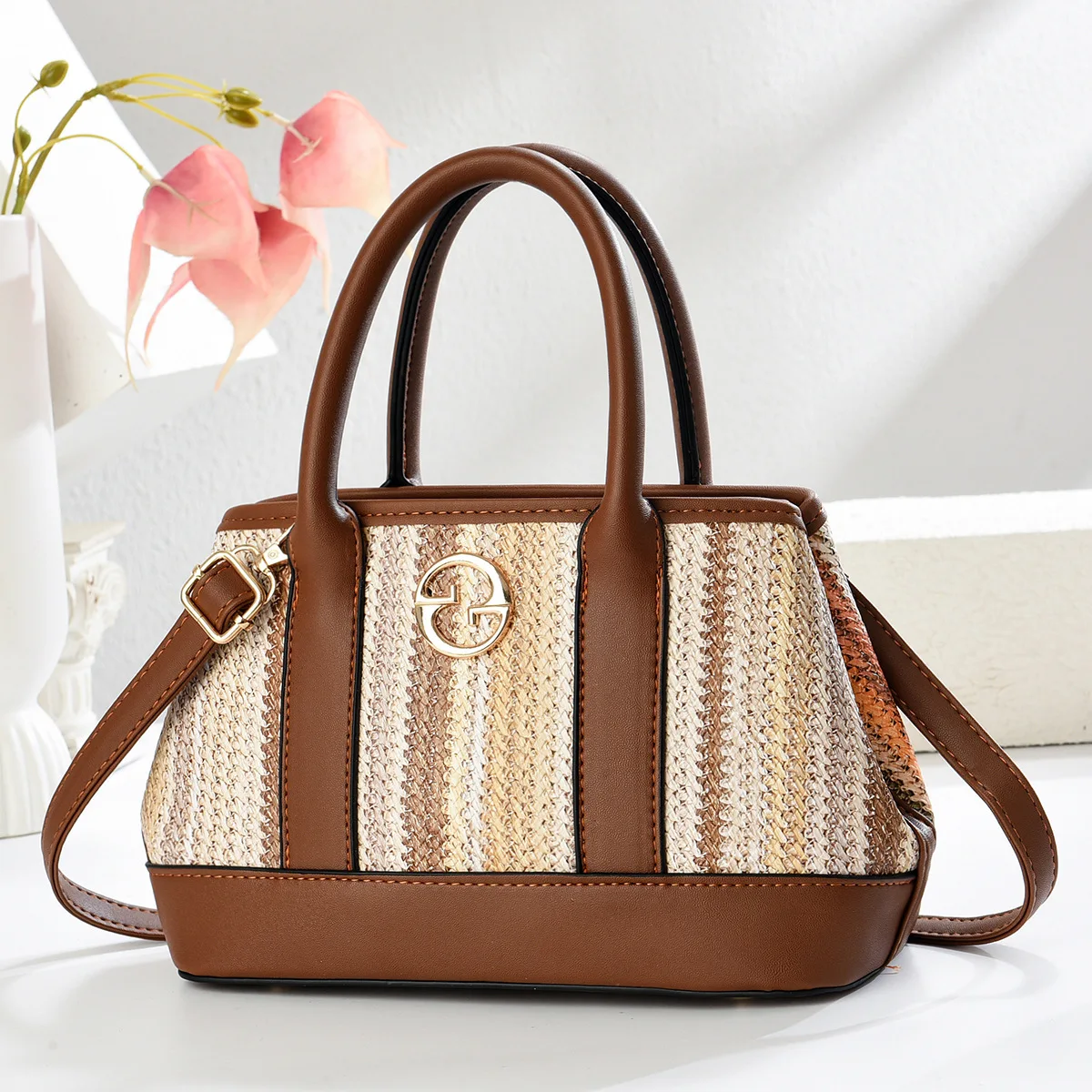 

Минималистичная элегантная женская сумка — модная атмосфера вестерн, универсальная сумка через плечо и сумка через плечо с верхней ручкой