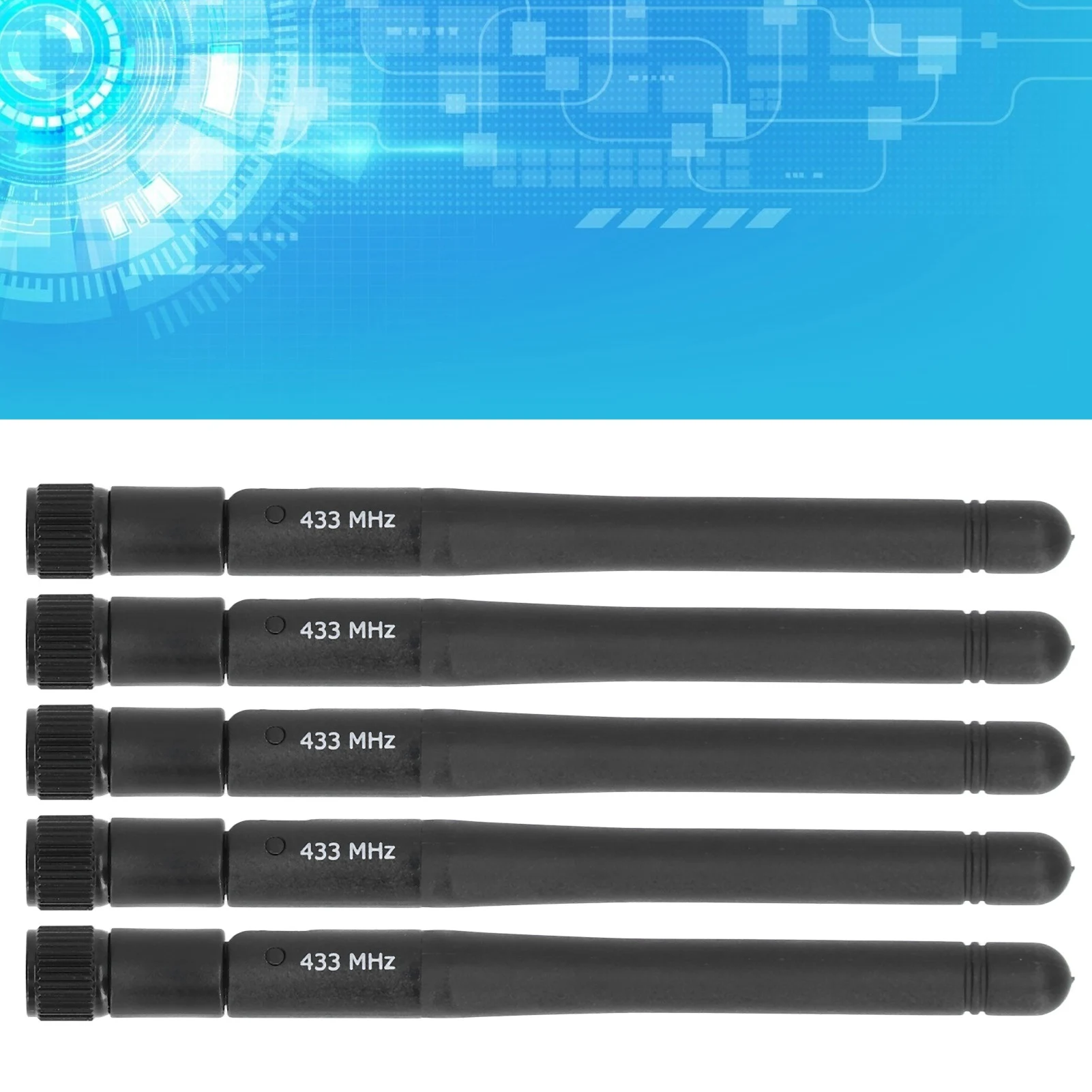 

Zk20 5PCS Foldable Antenna High Gain Omnidirectional Antenna for 433M Wireless Transmission System