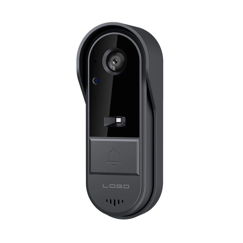 2.4G WiFi 무선 비주얼 초인종 4.3인치 IPS 스크린 아이 피폴 카메라 방수 비디오 인터콤 도어 카메라 가정 안전용