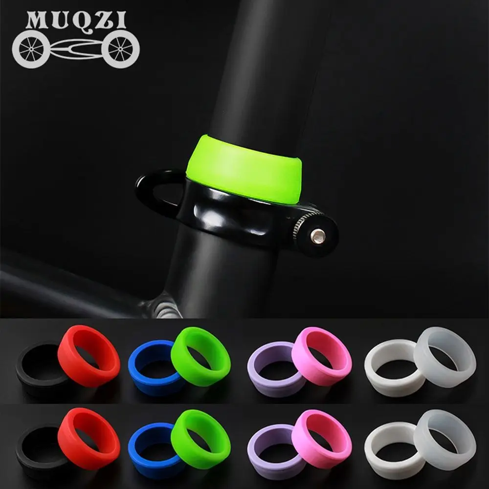 Silicone Bike Seat Post New Waterproof 4 Colors Seat Post Protection Seat Tube Cover Mountain Road Bike