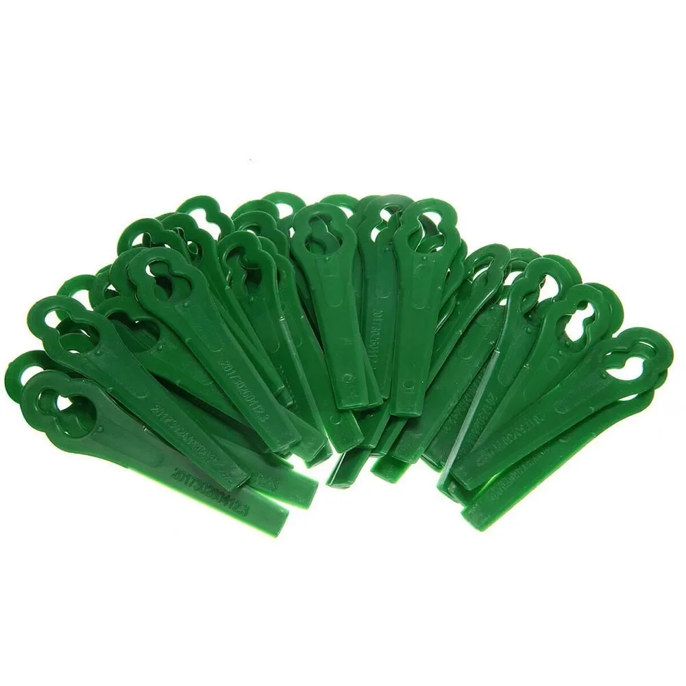 Professional Grade Plastic Blades For Qualcast Trimmers 20 Pack Replacement Blades For Hoversafe 30 And Mow N Trim