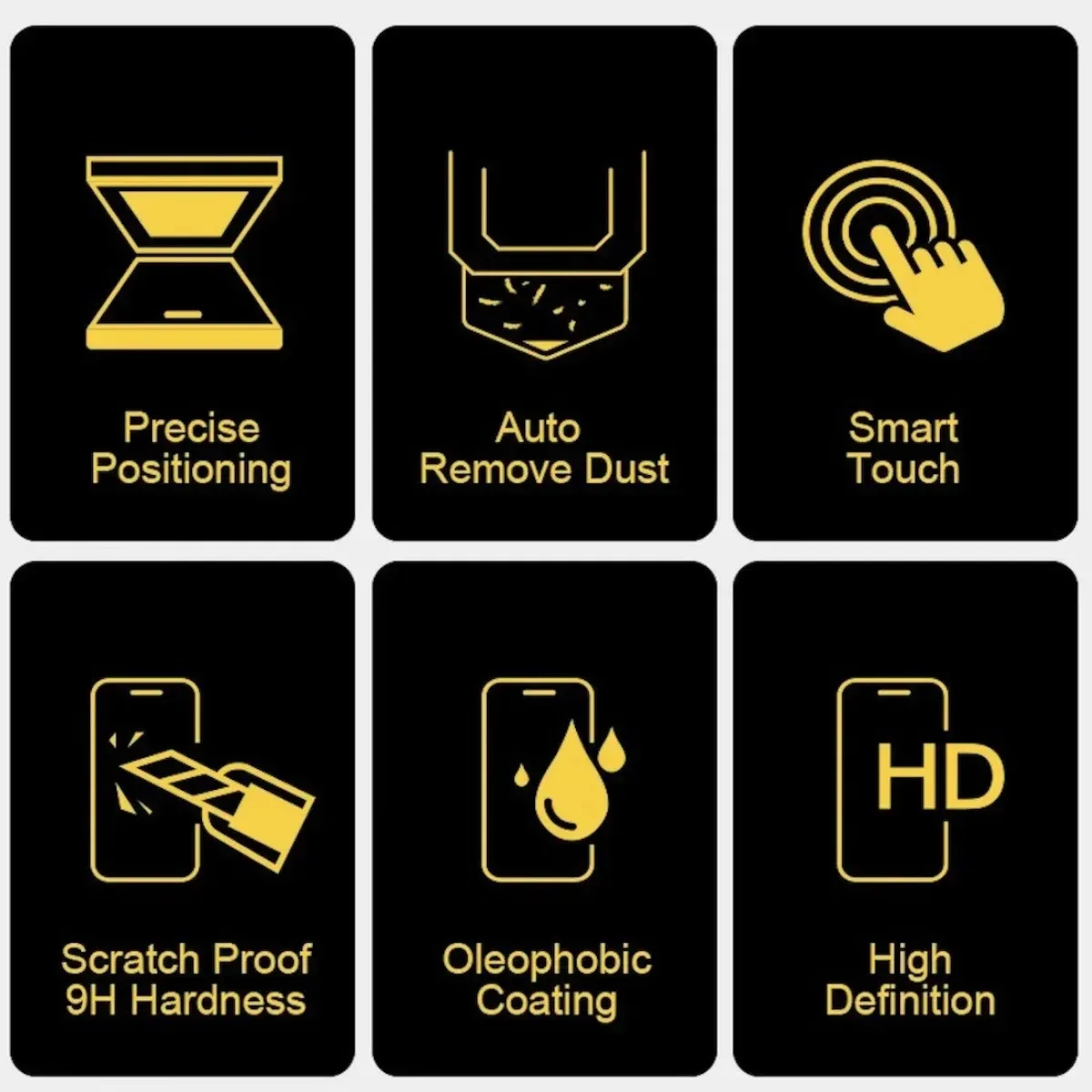 4 قطعة آيفون 17 16e 16 15 14 13 12 11 برو ماكس XS XR الخصوصية واقي للشاشة 4K عالية الوضوح الزجاج المقسى مقاوم للماء #2