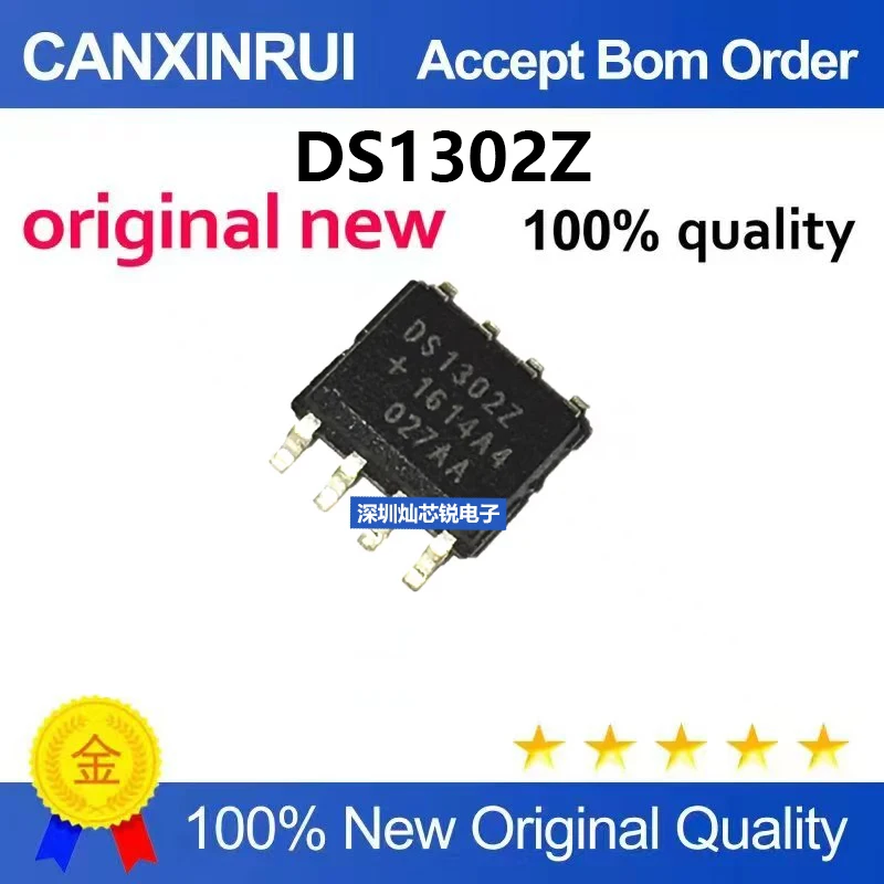 (5-100pieces)DS1302 DS1302Z DALLAS SOP8 SMD 8-pin brand new original imported real-time clock chip