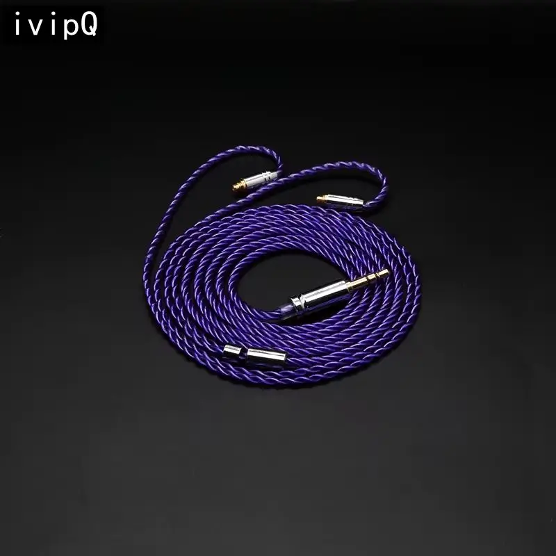 ivipQ 522 4-Core HIFI Earphone Replacement Cable,With QDC/TFZ/0.78 2PIN/MMCX/IE900/N5005,For CIEM MK4 Moondrop TANCHJIM