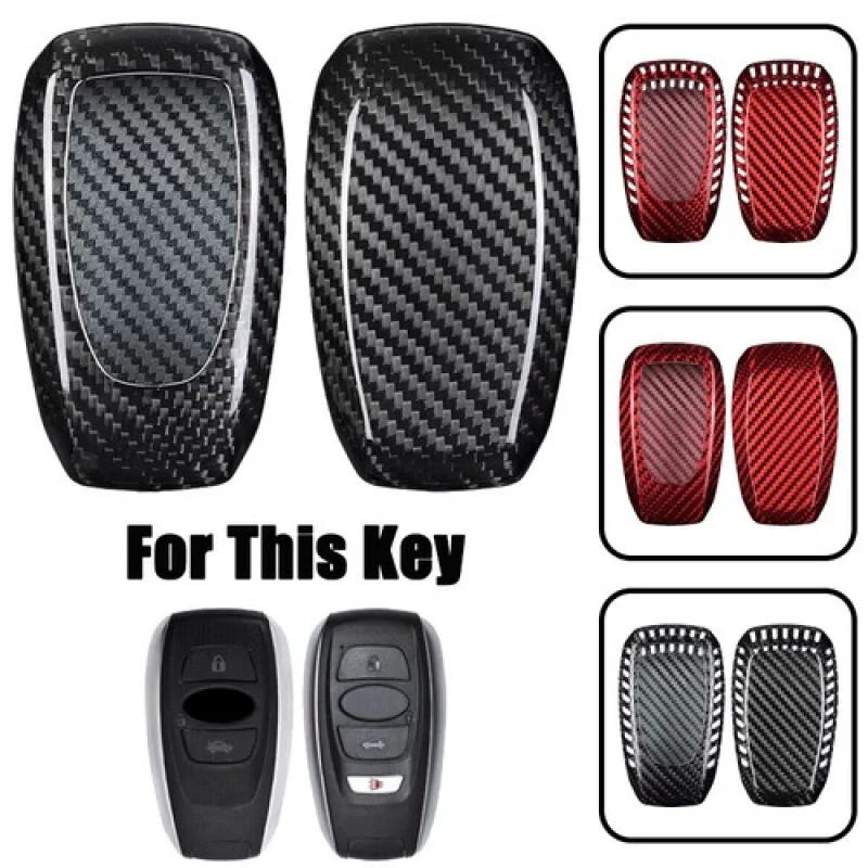 

A+ Carbon Fiber Car Key Fob Case Cover For Subaru Forester Legacy BRZ Impreza WRX