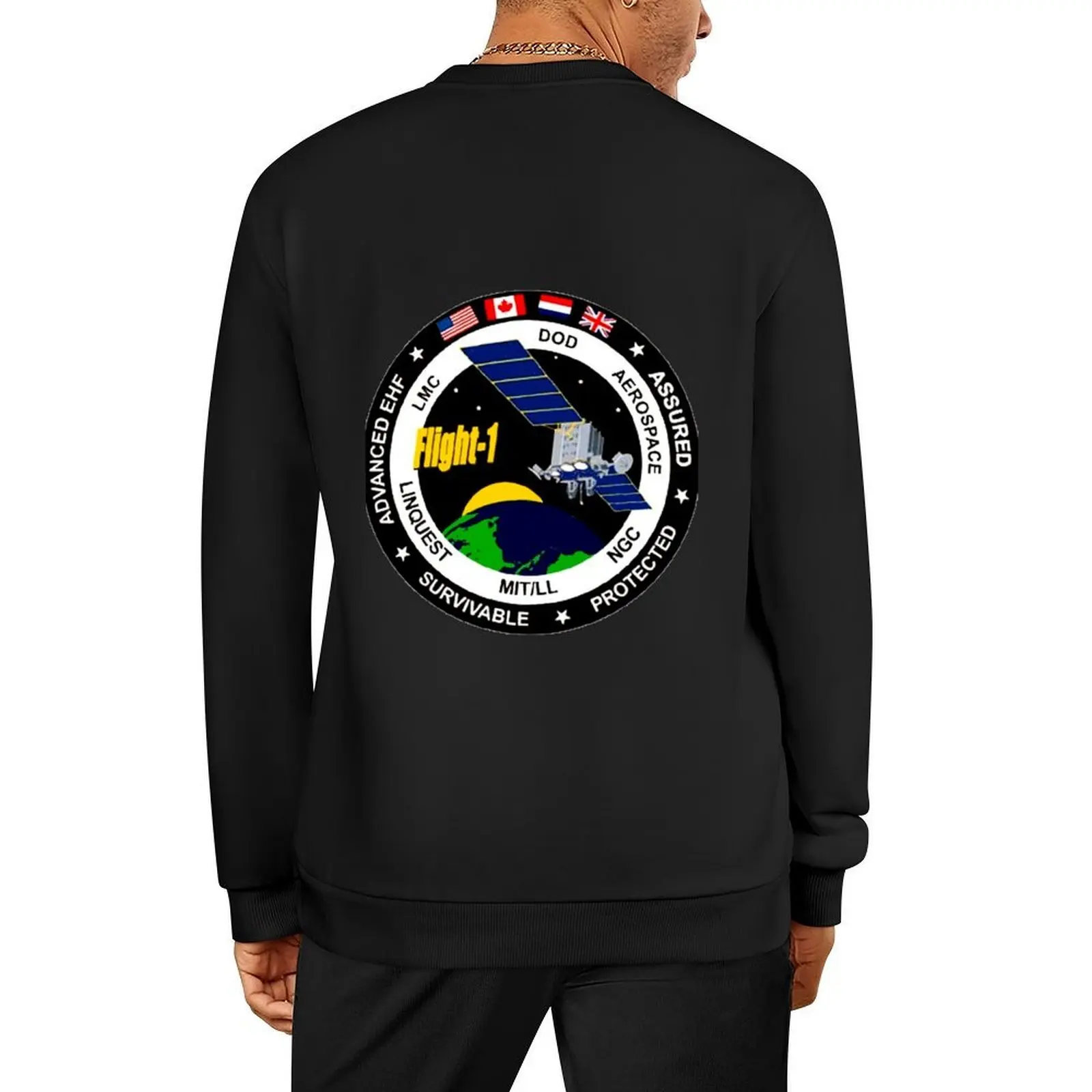 

AEHF Flight 1 Launch Team Logo Pullover men wear anime clothes mens designer clothes men's coat new sweatshirt