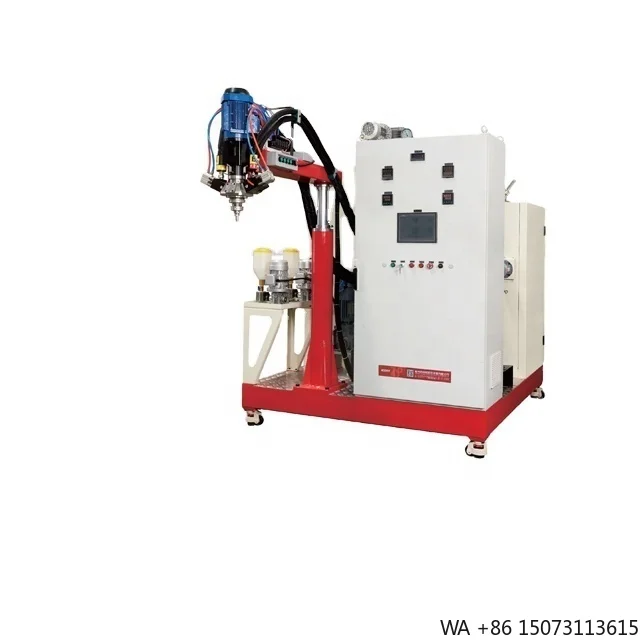 Máquina de fundição de elastômero de poliuretano de 2 componentes para placa de tela - Sistema de medição de precisão (bomba, motor e rolamento)