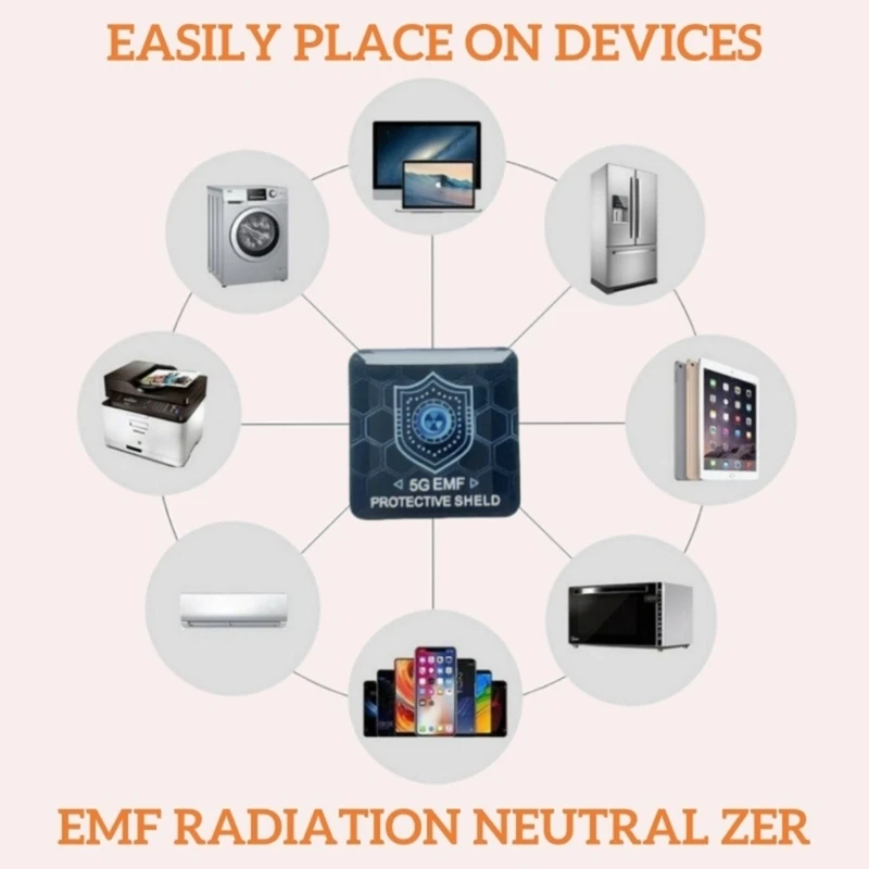 L41E Silicone Radiation Protections Sticker Chip Design Health Protectors For Phone