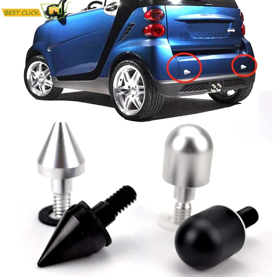 Car Rear Bumper Spike Guard Protector for Benz SMART Fortwo W 451 W451 2008 2009 2010 2011 2013 2014 Anti Collision Clips