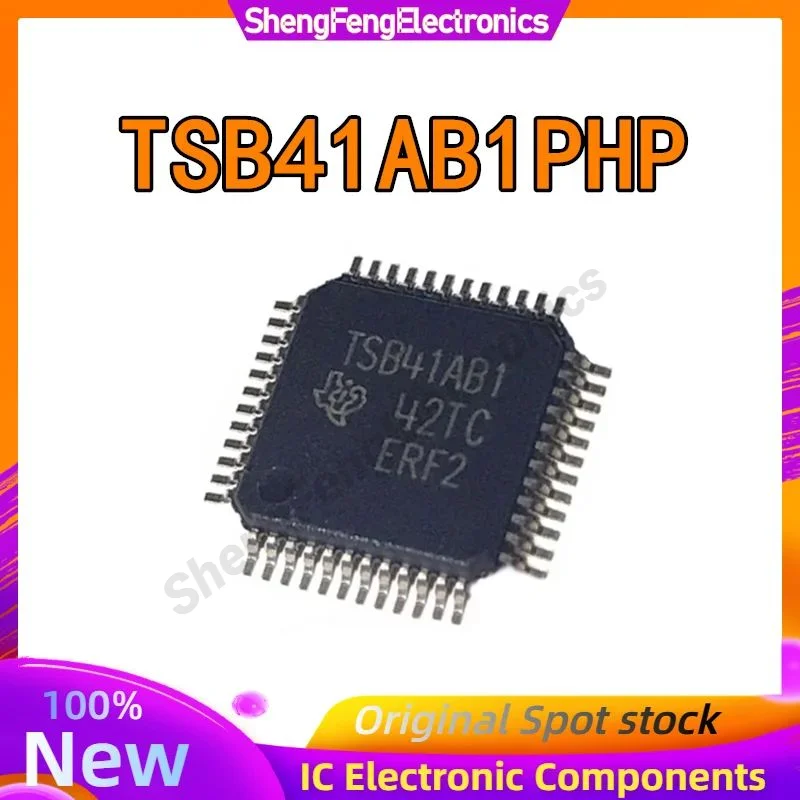 5PCS TSB41AB1PHP TQFP-48 Silk Screen TSB41AB1 HTQFP48 Chip IC New Original