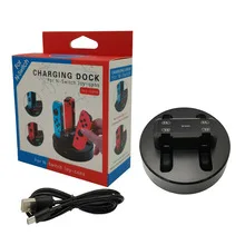 Portable Accessories For Nintendo Switch Controller Charger Dock Station For Switch Joycon Ac Adapter Support 4 Joy-con Charging - view 5