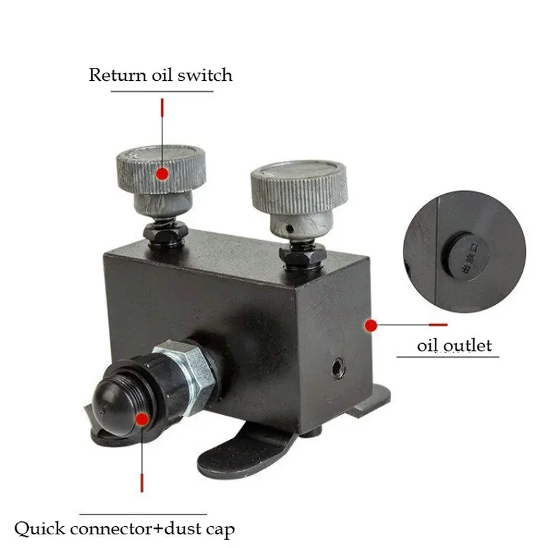 Zawór przełączający hydrauliczny z gwintem 3/8, zawór trójdrożny, zawór czterościeżkowy, sterownik oleju hydraulicznego, zawór blokujący olej hydrauliczny