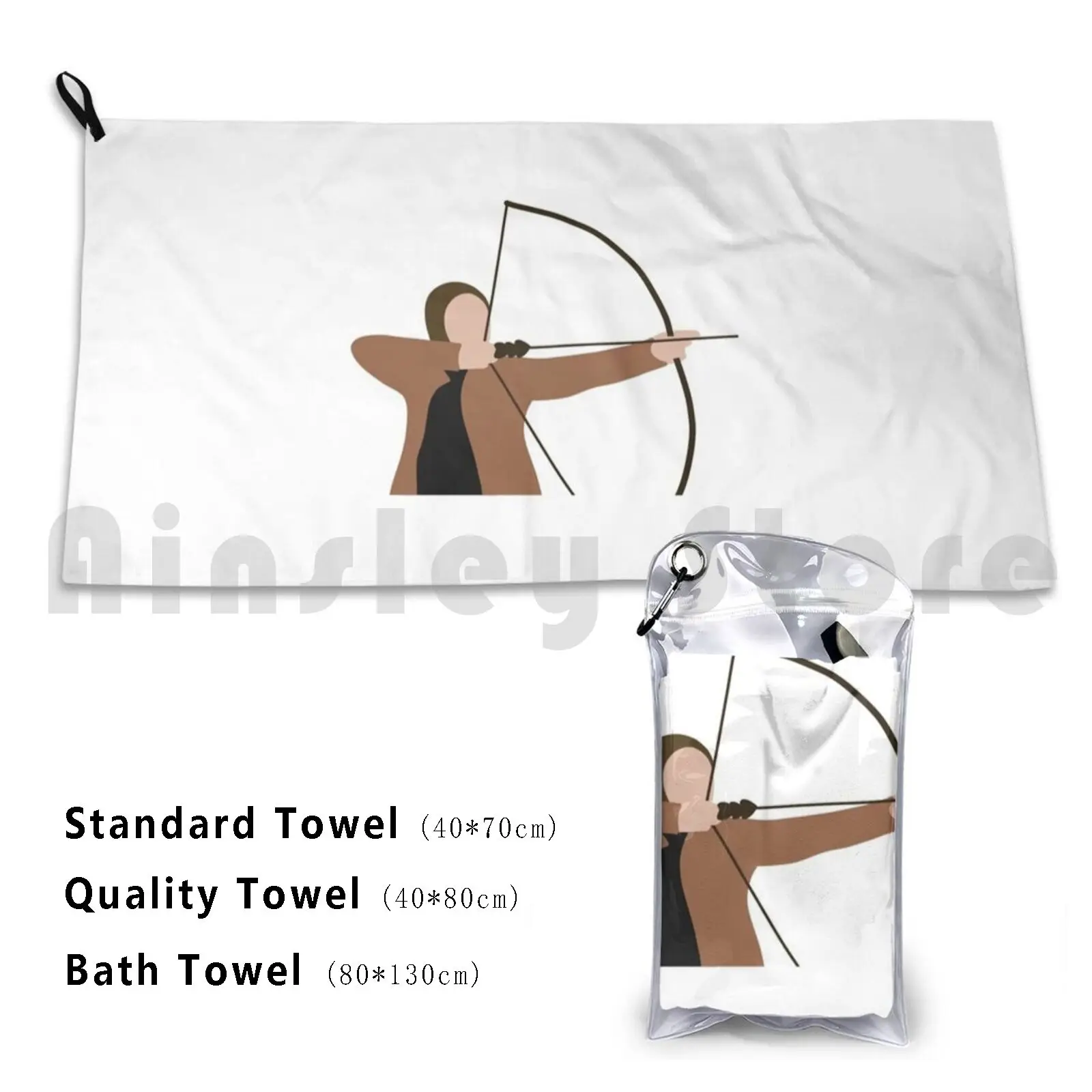 Katniss Everdeen-The Hunger Games Bath Towel Beach Cushion The Hunger Games Katniss Everdeen Katniss The Hunger