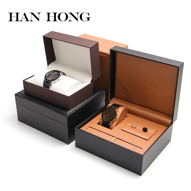 High-end Watch Set Gift Box. Couple Watch Bracelet Box. Pu Watch Storage And Packaging Box. Mechanical Watch Box. view 2