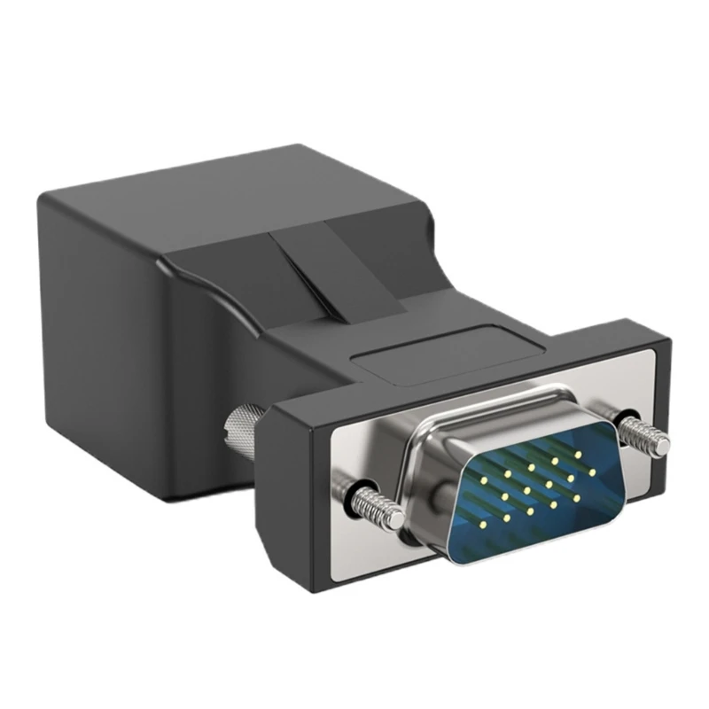 VGA to RJ45 Adapter for Seamlessly Video Transmission in Networking Projects