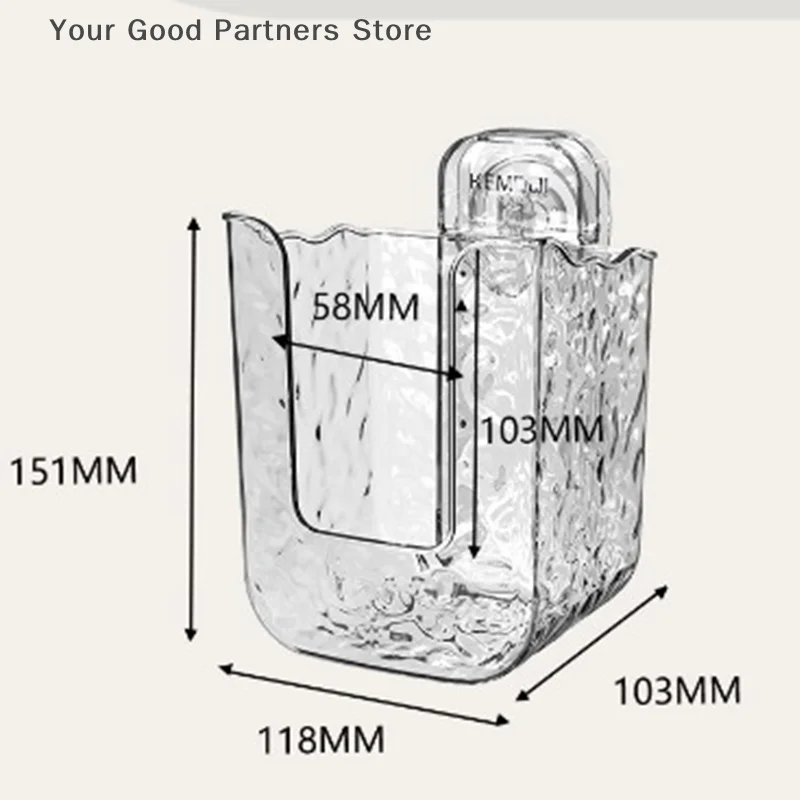 Scatola per fazzoletti a parete con ventosa Punch Free Porta asciugamani di carta Scatola di carta Dispenser per montaggio a parete per cucina Ufficio