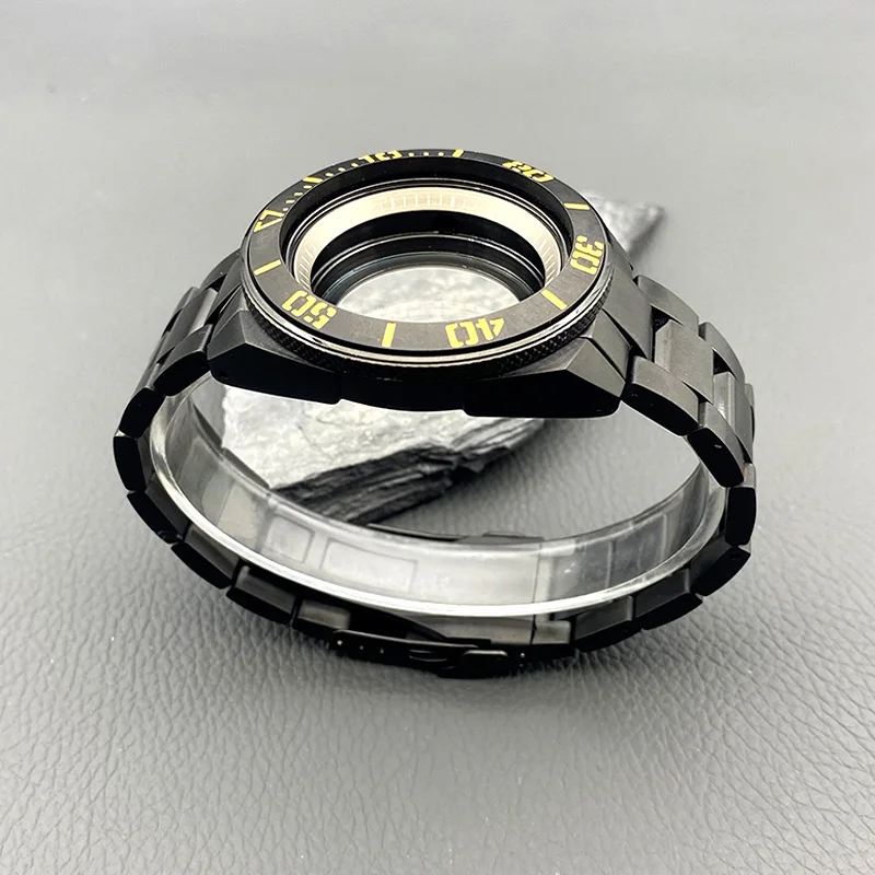 Mod Samurai King SRPE Watch Case and Band Set Sapphire Glass Fits NH34 NH35 NH36 7S26 4R35 6R 7S Movement Sapphire Glass KIts - Image 3