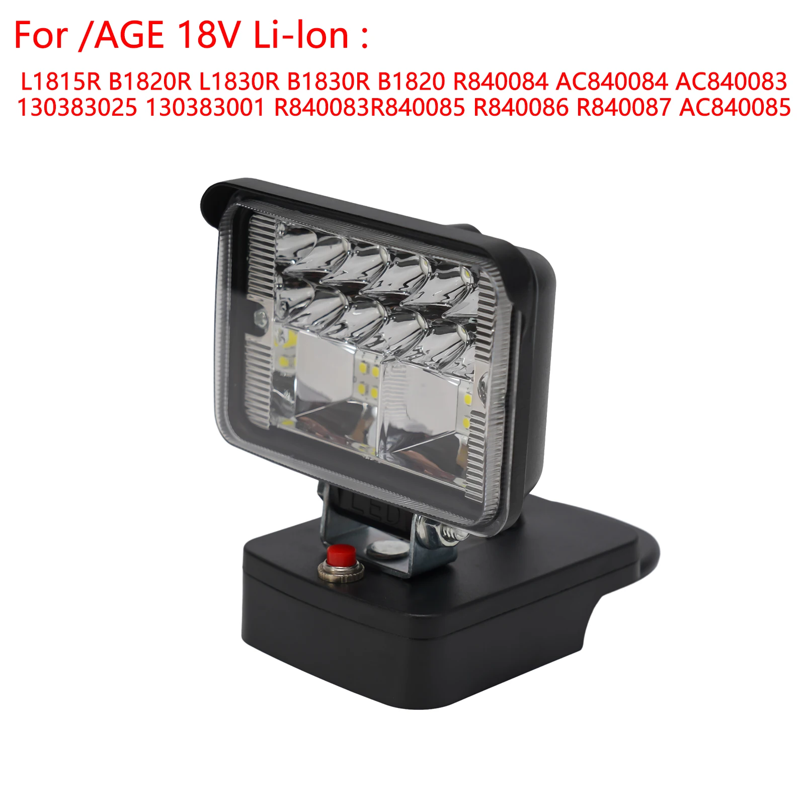 Reliable Work Light for torch Wide Lighting Range Compatible with RIDGID/AGE 18V Lithium for ion Batteries Easy to Use