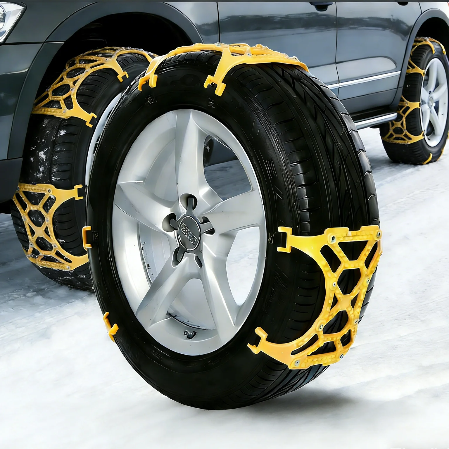 

Car Tire 8Nail Fixed Emergency Anti-skid chain Winter Tire Width 165mm-275mm High Resistance Anti-skid Without Damaging the Tire