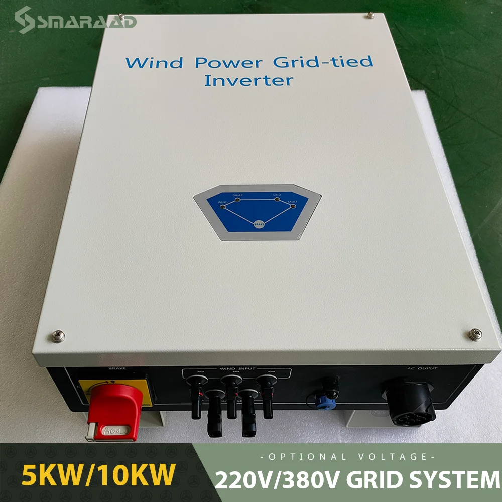 

SMARAAD 10KW 220V 380V Single-Phase Three-Phase Grid Inverter Remote Monitoring And Direct Connection To Grid System