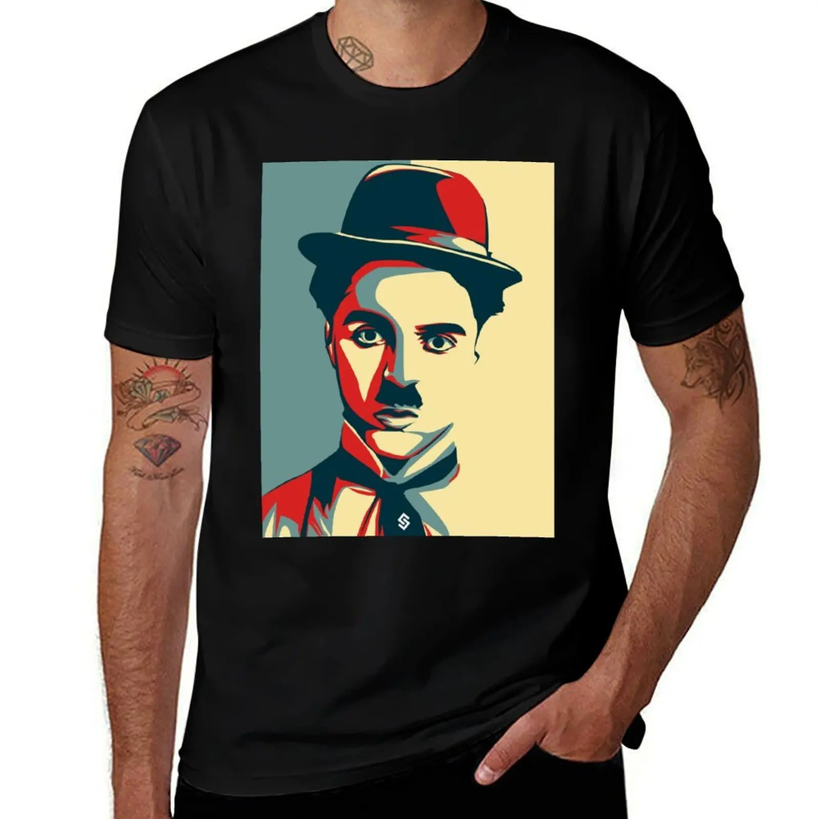 charlie_chaplin T-Shirt Cool Feeling Summer Tee Shirt T-Shirt