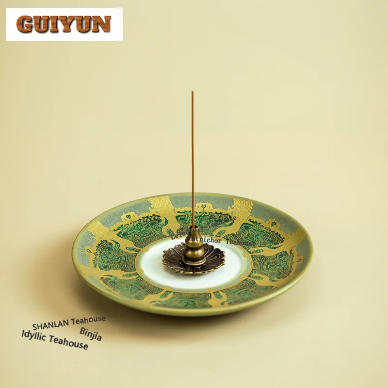 

Sanxingdui бронзовый божественный держатель для благовоний с птицами, туман для курения, пароварки, курильники для медитации, курильница, чайный сервиз, коллекция, ремесло