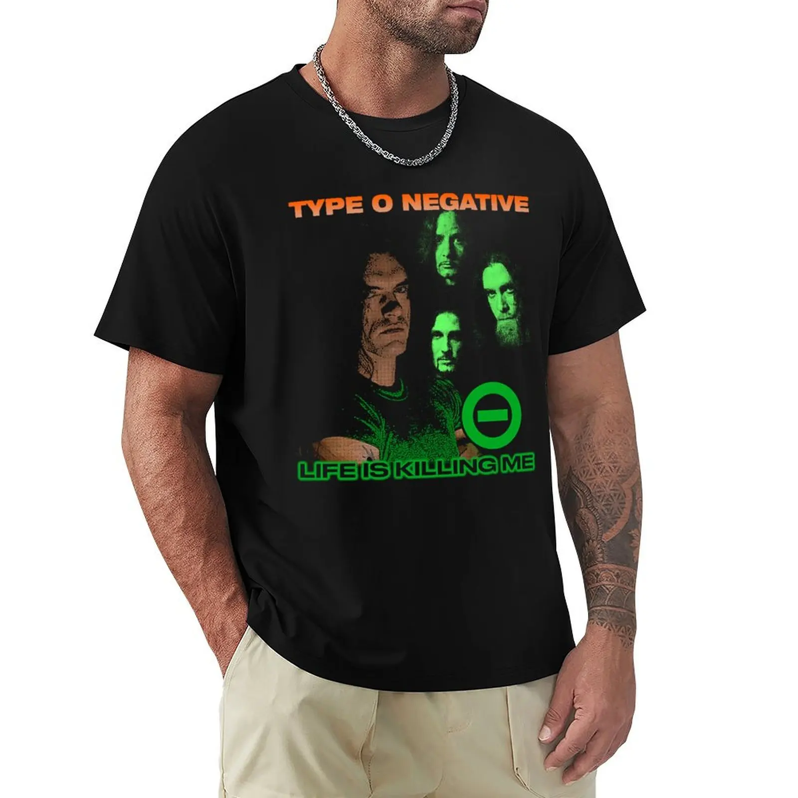 

Type O Negative - Life Is Killing Me T-Shirt Classic Crew Neck Cotton T-Shirt