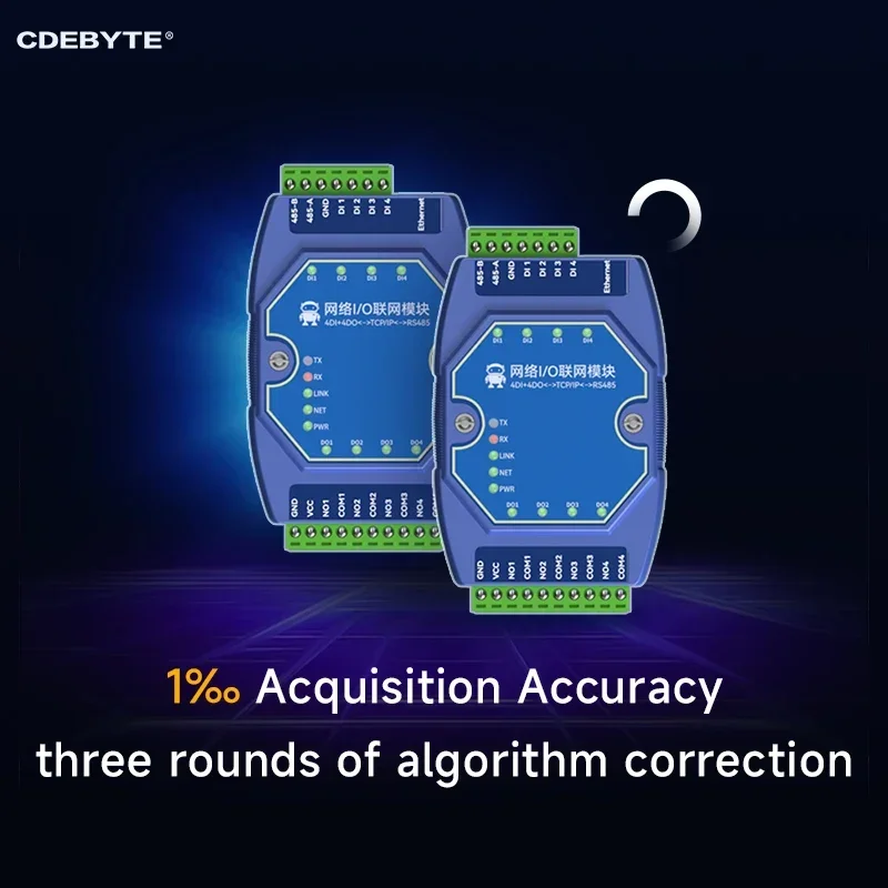 ME31-AXAX4040 ModBus Gateway 4DI+4DO CDEBYTE IoT Ethernet I/O Networking Modem TCP Server RJ45 RS485 Acquisition Control Module
