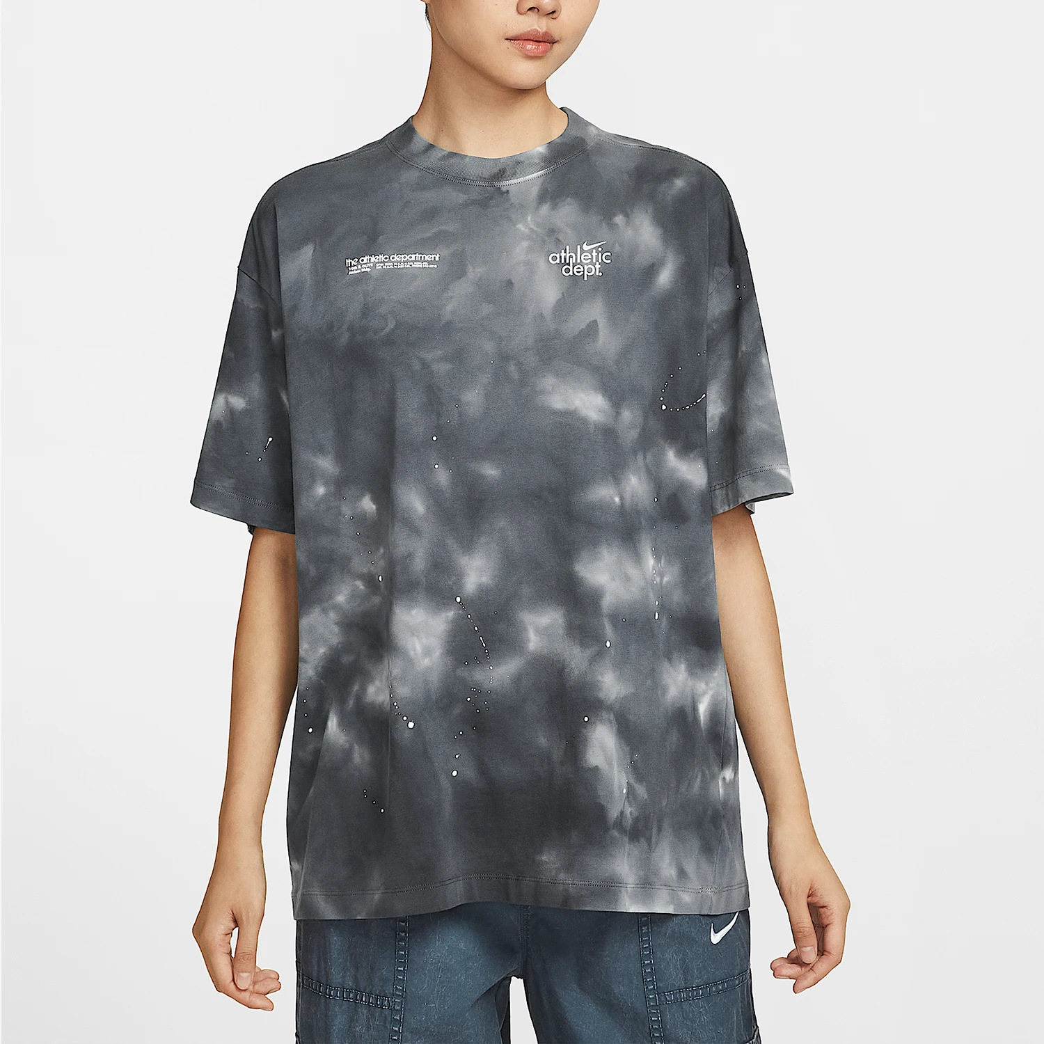 

Nike genuine Summer Women's Loose Round Neck Printed T-shirt II0462-010