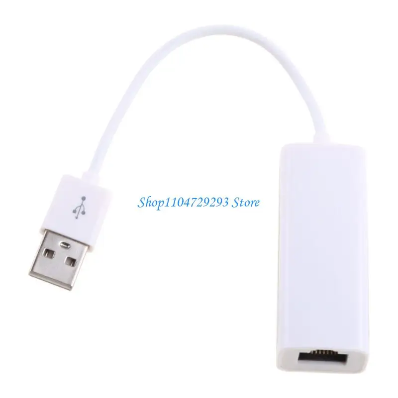 

300Mbps USB 2.0 Type C to RJ45 Gigabit Ethernet LAN Adapter Ethernet Compatible for MacBook Laptop black