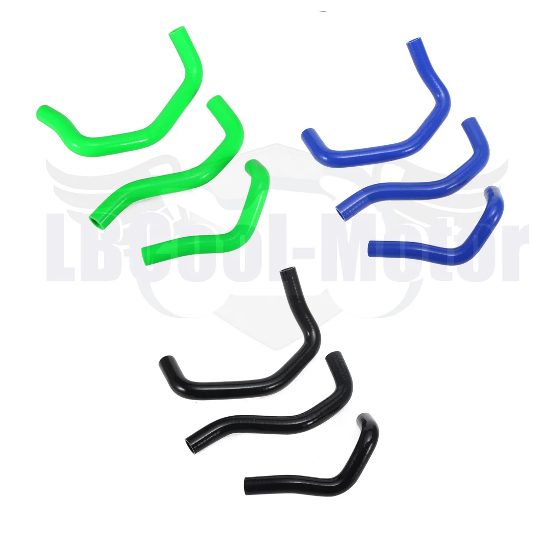 

Water Pipe Radiator Coolant Hose For KAWASAKI ZX636 2003-2004 Silicone Water Pipe Set Black Green Blue