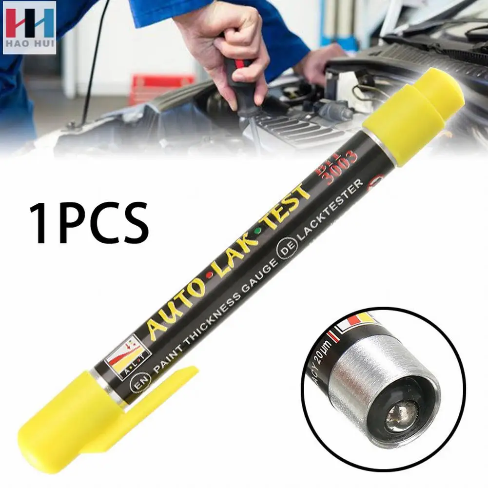 Car Paint Thickness Tester Meter Gauge 0-520 Microns Coating Film Detection Pen For Vehicle Steel Sheet Accident Crash Check Too